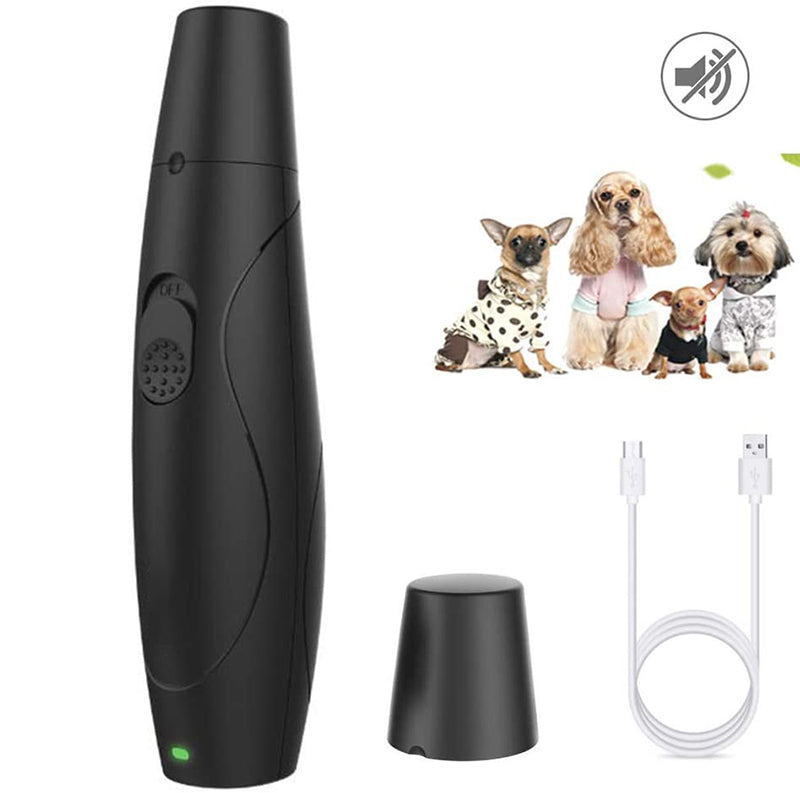 HKM-4575037 Rechargeable Low Noise Electric Nail Polisher for Pets - Safe and Easy to Use