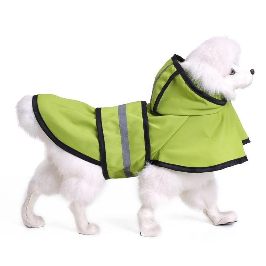 HKM-457619 Dog Raincoat Poncho - Waterproof Polyester with Adjustable Fit for Dogs (XS to 4XL)