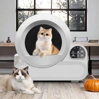 HKM-457683 Automatic Self-Cleaning Smart Cat Litter Box with 100L Capacity and APP Control