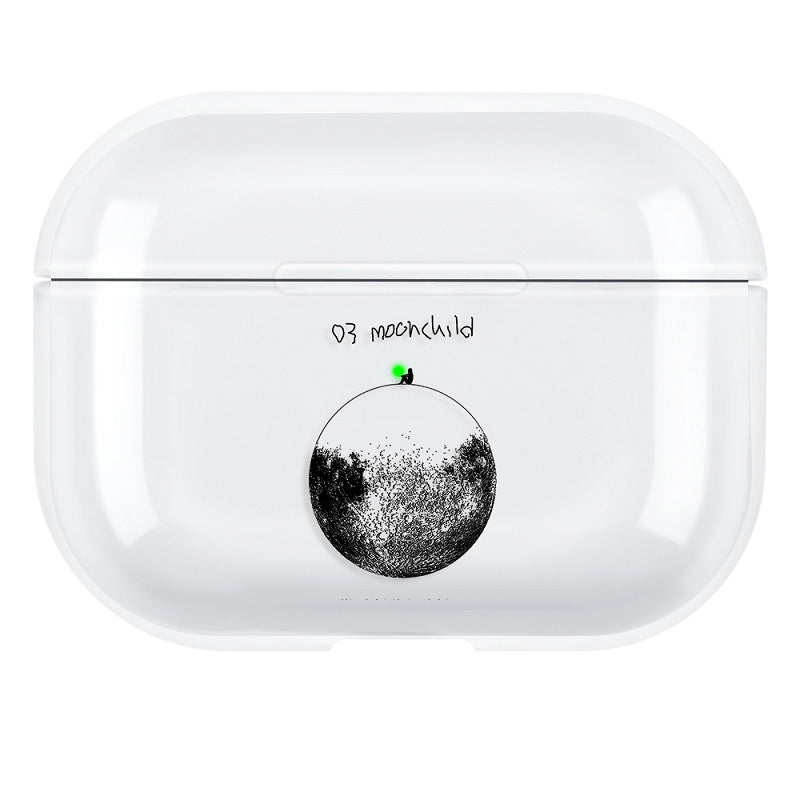 HKM-457747 AirPods Pro 3 Compatible Protective Shell - Simple Solid Color PC Back Cover