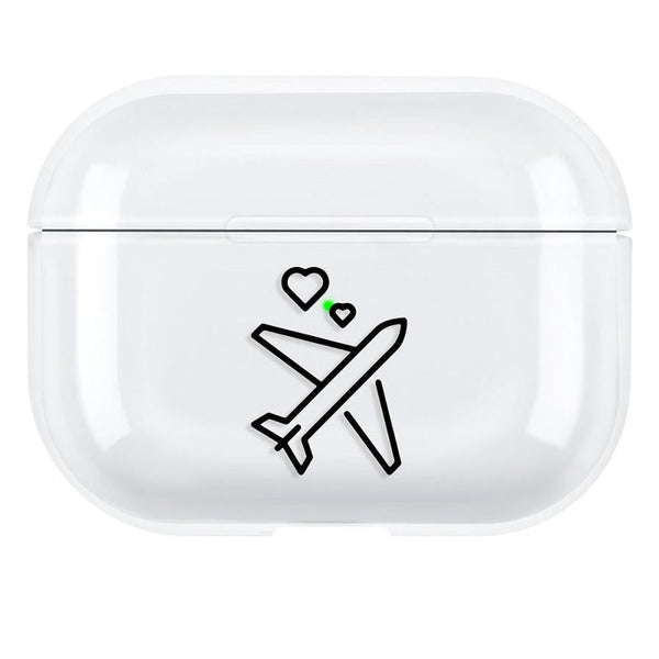 HKM-457747 AirPods Pro 3 Compatible Protective Shell - Simple Solid Color PC Back Cover