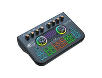HKM-457747 Compact Digital Mixer and USB Sound Card for Live Streaming, Podcasts, and Karaoke