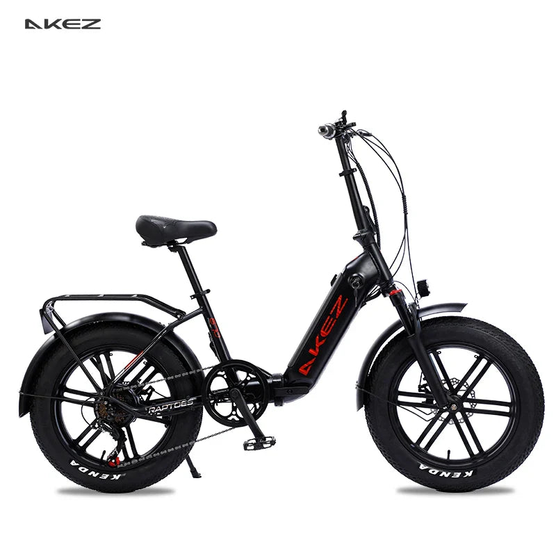 HKM-457875 500W Step Through Electric Fat Tire Bike with 7 Speed, 48V Lithium Battery, and Rear Disc Brake