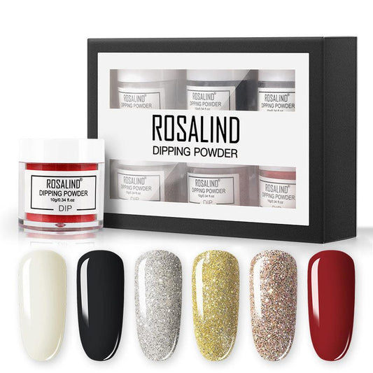 HKM-457875 Nail Art Infiltration Powder Set - Baking-Free Moisturizing Nail Glitter, 10ML