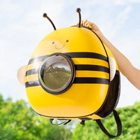 HKM-4579261 Three-Dimensional Bee Pattern Breathable Pet Carrier Bag for Small and Medium Pets