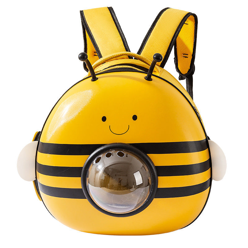 HKM-4579261 Three-Dimensional Bee Pattern Breathable Pet Carrier Bag for Small and Medium Pets