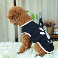 HKM-4579389 Bichon Teddy Dog Cotton Summer Vest - Leisure Wear for Pets