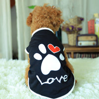 HKM-4579389 Bichon Teddy Dog Cotton Summer Vest - Leisure Wear for Pets