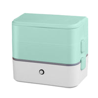 HKM-458067 Double-Layer Portable Electric Heated Lunch Box for On-the-Go Meals