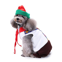 HKM-4581181 Pet Christmas Clothing for Dogs - Polyester Material, European and American Style, Sizes S to XL