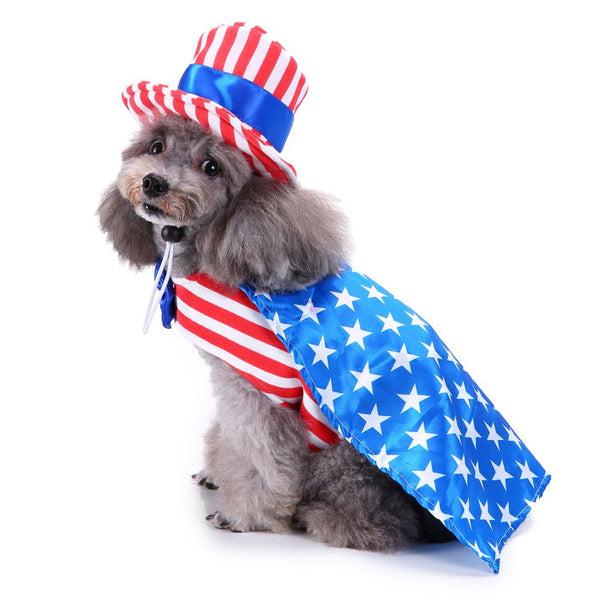 HKM-4581181 Pet Christmas Clothing for Dogs - Polyester Material, European and American Style, Sizes S to XL