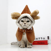 HKM-4581821 Adjustable Cold-Proof Pet Cloak for Cats ¨C Comfortable Cloth Shawl for All Occasions