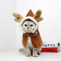 HKM-4581821 Adjustable Cold-Proof Pet Cloak for Cats ¨C Comfortable Cloth Shawl for All Occasions