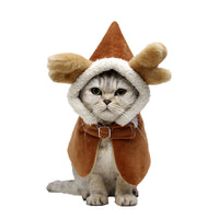 HKM-4581821 Adjustable Cold-Proof Pet Cloak for Cats ¨C Comfortable Cloth Shawl for All Occasions