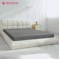 HKM-458259 Luxury Queen Size Memory Foam Mattress with Natural Latex - Titan Grey
