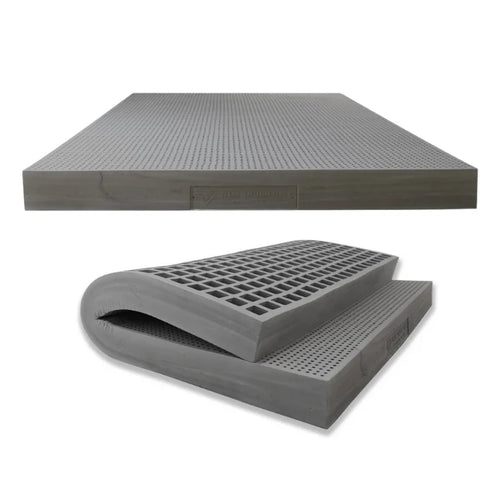HKM-458259 Luxury Queen Size Memory Foam Mattress with Natural Latex - Titan Grey