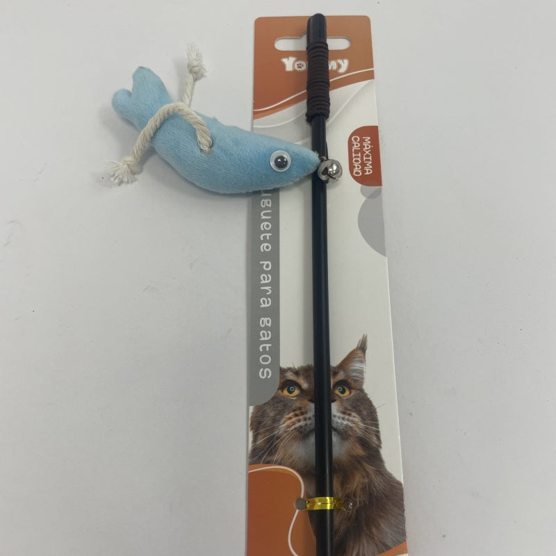 HKM-4583613 Interactive Grasshopper Teasing Stick for Cats
