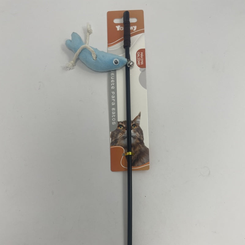 HKM-4583613 Interactive Grasshopper Teasing Stick for Cats