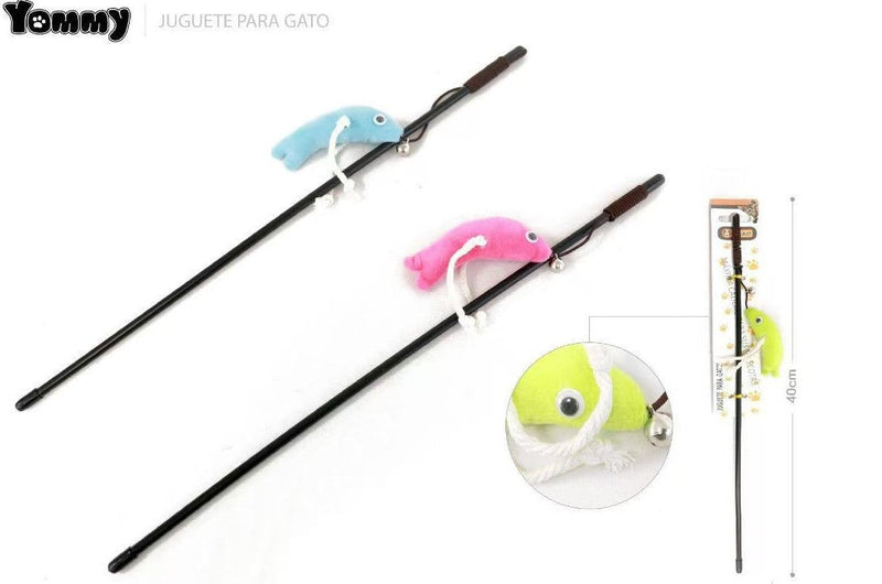 HKM-4583613 Interactive Grasshopper Teasing Stick for Cats