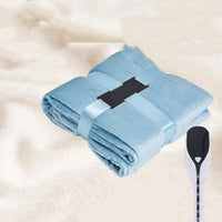 HKM-458387 Smart Electric Heating Blanket - Dual-Use Cover Pad in Various Sizes and Colors