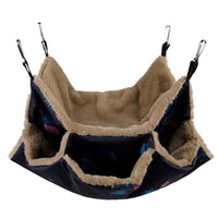HKM-4584381 Small Animal Cage Hammock and Tunnel for Guinea Pigs, Rats, Squirrels, and Ferrets - 34cm
