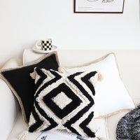HKM-458515 Bohemian Tufted Pillow Cover in Various Designs and Colors - 45x45CM