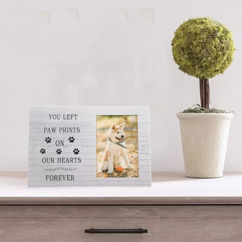 HKM-458643 Solid Wood Rectangular Photo Frame Pendant Ornament