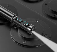 HKM-458707 Mini Wireless Earbuds with Touch Control, Bluetooth 5.2, Microphone, and Flashlight Function