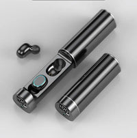 HKM-458707 Mini Wireless Earbuds with Touch Control, Bluetooth 5.2, Microphone, and Flashlight Function