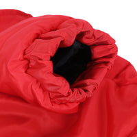 HKM-4587197 Winter Dog Padded Coat in Military Red and Green with Soft Silk-Like Cotton Lining