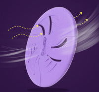 HKM-4587581 Soft and Bite-Resistant TPR Rubber Throwing Toy in Purple - 23 cm Diameter