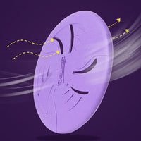 HKM-4587581 Soft and Bite-Resistant TPR Rubber Throwing Toy in Purple - 23 cm Diameter