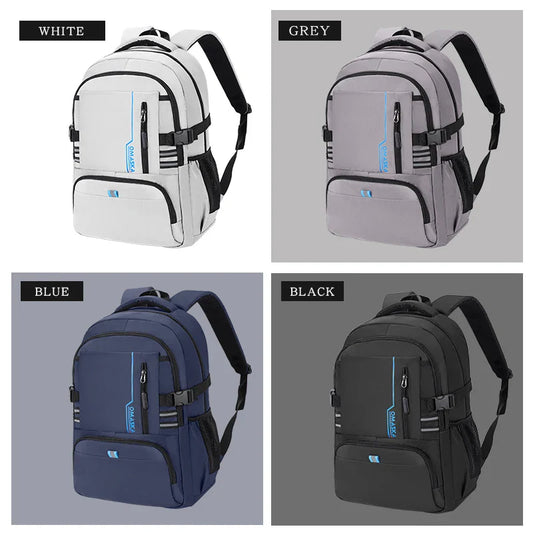 HKM-458771 Large Capacity Waterproof 17-Inch Casual Laptop Backpack for Men and Students