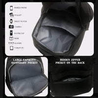 HKM-458771 Large Capacity Waterproof 17-Inch Casual Laptop Backpack for Men and Students