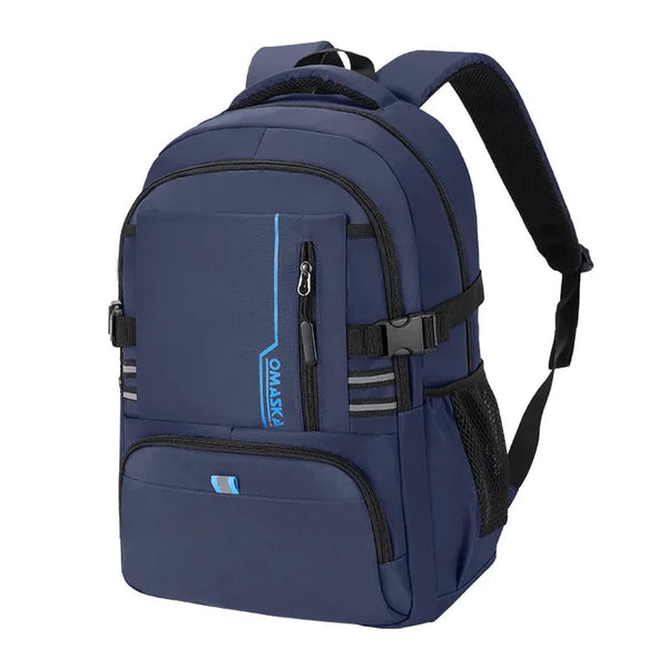 HKM-458771 Large Capacity Waterproof 17-Inch Casual Laptop Backpack for Men and Students