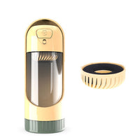 HKM-4588605 Portable Dog Water Bottle with Drawer-Style Trough, BPA-Free Material, 300ml Capacity, Ideal for Outdoor Use