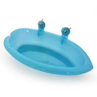 HKM-4588733 Small Parrot Bath Basin with Optional Mirror for Birds, 18.7cm x 10cm