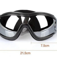 HKM-4590141 Waterproof and Windproof UV Protection Glasses for Dogs, Adjustable Fit for 28cm-48cm Head Circumference