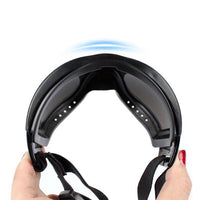 HKM-4590141 Waterproof and Windproof UV Protection Glasses for Dogs, Adjustable Fit for 28cm-48cm Head Circumference