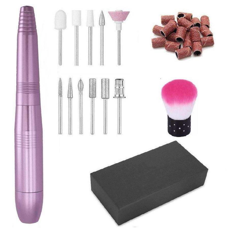 HKM-459027 Portable Nail Polisher with Adjustable Speed and Safety Features for Professional and Home Use