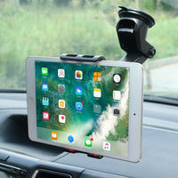 HKM-459091 Universal Tablet Stand for Cars - Compatible with 4-12 Inch Devices - Dashboard Mount