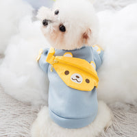 HKM-4592701 Cute Cartoon Pet Backpack Sweater Made of Milk Silk Fabric