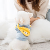 HKM-4592701 Cute Cartoon Pet Backpack Sweater Made of Milk Silk Fabric