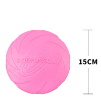 HKM-4593341 Bite-Resistant Floating Frisbee for Golden Retriever Training - Rubber, Multiple Colors