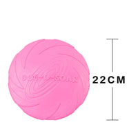 HKM-4593341 Bite-Resistant Floating Frisbee for Golden Retriever Training - Rubber, Multiple Colors
