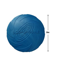 HKM-4593341 Bite-Resistant Floating Frisbee for Golden Retriever Training - Rubber, Multiple Colors