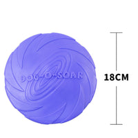 HKM-4593341 Bite-Resistant Floating Frisbee for Golden Retriever Training - Rubber, Multiple Colors