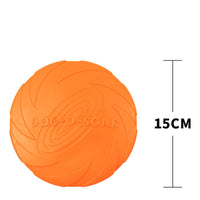 HKM-4593341 Bite-Resistant Floating Frisbee for Golden Retriever Training - Rubber, Multiple Colors