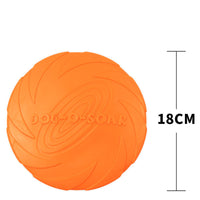 HKM-4593341 Bite-Resistant Floating Frisbee for Golden Retriever Training - Rubber, Multiple Colors