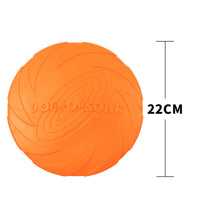 HKM-4593341 Bite-Resistant Floating Frisbee for Golden Retriever Training - Rubber, Multiple Colors